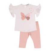 Everything Must Change (EMC) Girls Peach Legging Set